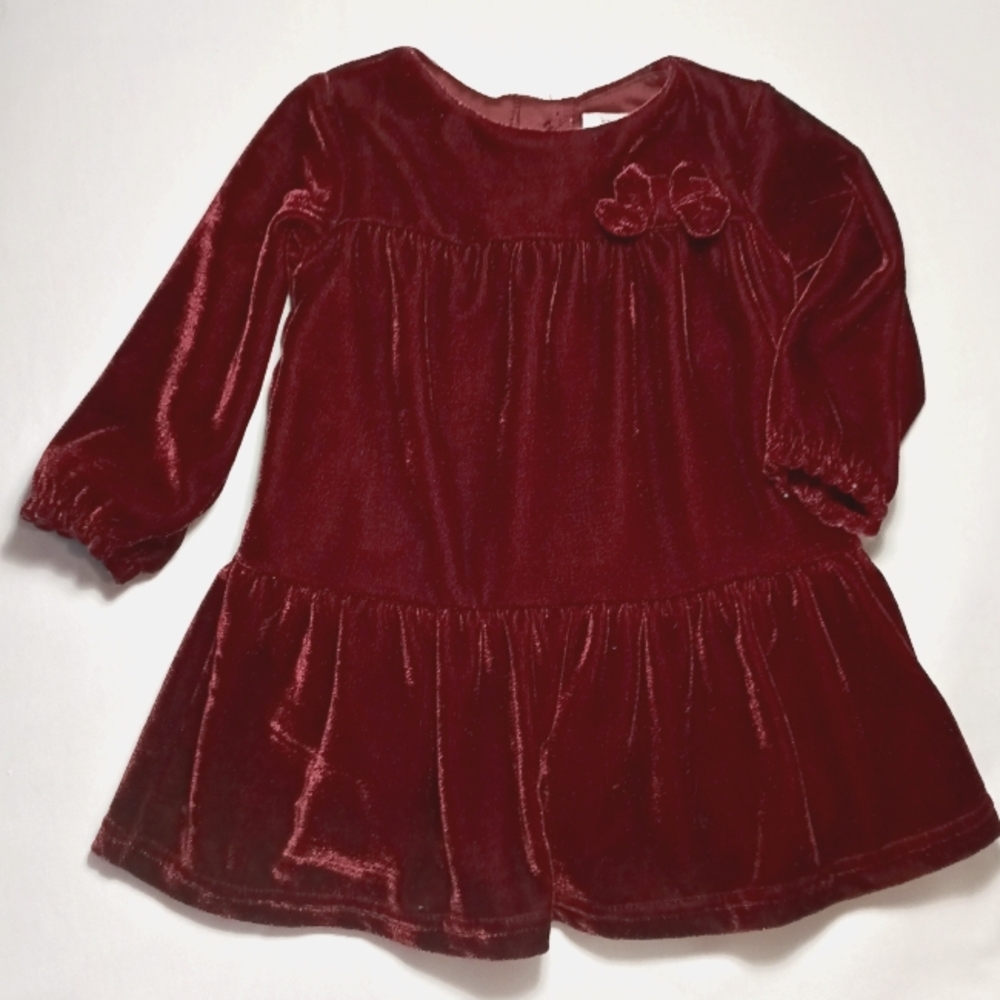 Maroon Baby Dress
